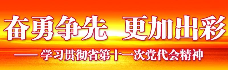 奮勇爭(zhēng)先，更加出彩——學(xué)習(xí)貫徹省第十一次黨代會(huì)精神